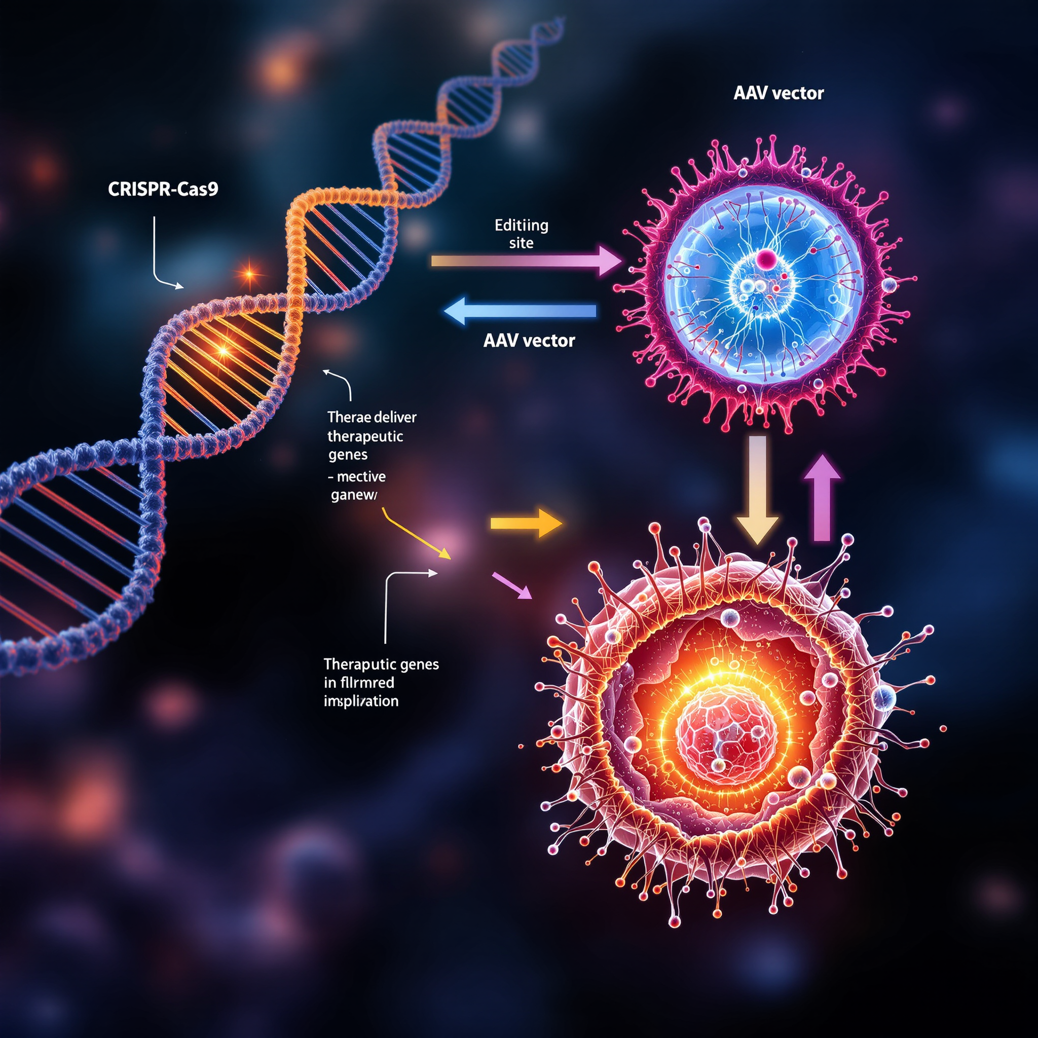 Genová terapie: CRISPR vs. AAV – revoluce v léčbě genetických onemocnění